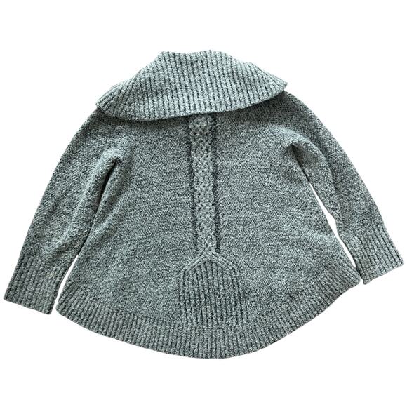 Angel‎ Of The North Wool Cable Knit Sweater Med Gray Cabincore Fair Isle Cozy - Picture 3 of 14